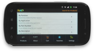 NXP Android – мобильное приложение