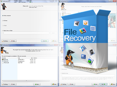 Moleskinsoft File Recovery 2.1 восстановит файлы