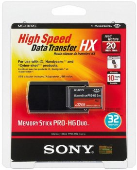Sony Memory Stick PRO-HG Duo HX новые карты памяти