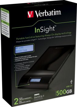 Verbatim InSight – портативный жесткий диск