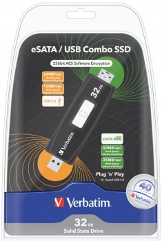 Verbatim Combo eSATA/USB – новый SSD-накопитель