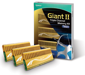 Apacer DDR3 Giant II – новое поколение модулей памяти