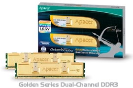 Apacer DDR3 Golden и Aeolus – новые модули памяти