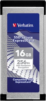 Verbatim SSD Secure ExpressCard – quot;цифровой сейфquot;