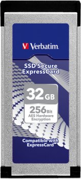 Verbatim SSD Secure ExpressCard – quot;цифровой сейфquot;