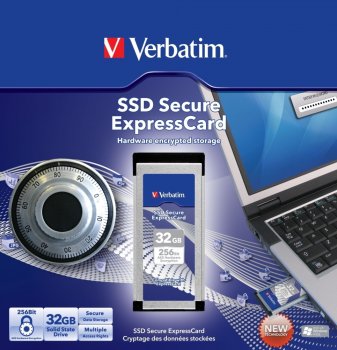 Verbatim SSD Secure ExpressCard – quot;цифровой сейфquot;