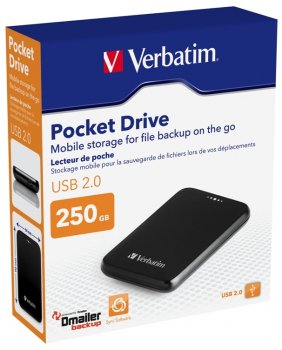 Verbatim Pocket Drive – внешний жесткий диск