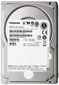 Toshiba MBF2600RC – жесткий диск для предприятий