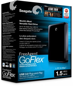 Seagate FreeAgent GoFlex – внешний HDD на полтора терабайта