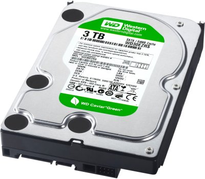 WD Caviar Green – HDD на 3 Тбайт