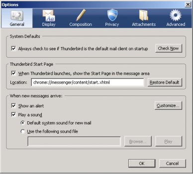 Mozilla Thunderbird 3.0