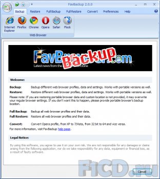 FavBackup 2.0.0