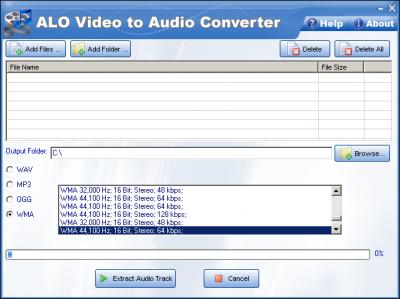 ALO Video to Audio Converter 1.0