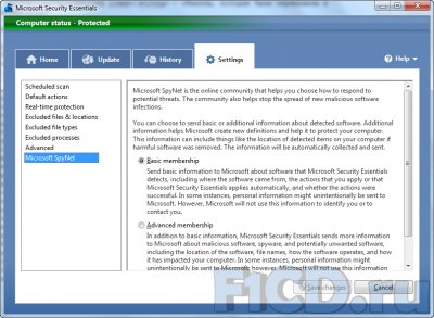 Microsoft Security Essentials 1.0