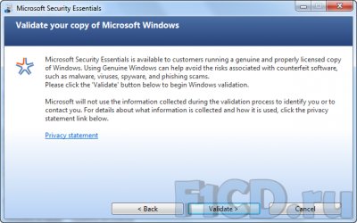 Microsoft Security Essentials 1.0