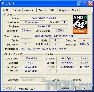 CPU-Z 1.52.1