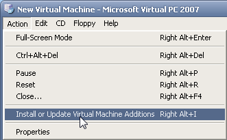 Microsoft Virtual PC 2007 6.0.156.0