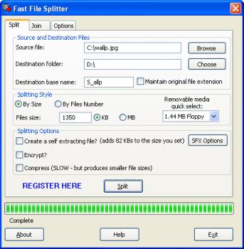 Fast File Splitter 3.2