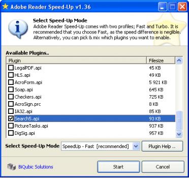 Adobe Reader Speed-Up 1.36