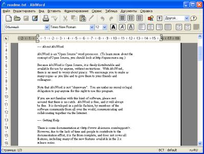 AbiWord 2.4.5